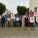 2015.06.14 Grassobbio - 40° Aido Grassobbio    - a Palazzo Belli sede Aido - al monumento Aido e Avis  presso il monumento di Franco Normanni  Albero della vita - Sindaco Ermenegildo Epis, Pres. Combattenti & Reduci comm. Luigi Tolotti, Pres. Aido Grassobbio rag. Everardo Cividini, Pres. Aido Lombardia cav. Leonida Pozzi e Pres. Avis Grassobbio rag. Mariangela Rottoli