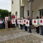 2015.06.14 Grassobbio - 40° Aido Grassobbio    - a Palazzo Belli sede Aido - al monumento Aido e Avis  presso il monumento di Franco Normanni  Albero della vita - Sindaco Ermenegildo Epis, Pres. Combattenti & Reduci comm. Luigi Tolotti, Pres. Aido Grassobbio rag. Everardo Cividini, Pres. Aido Lombardia cav. Leonida Pozzi e Pres. Avis Grassobbio rag. Mariangela Rottoli e rappresentanza Labari