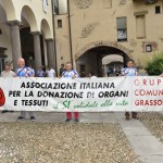 2015.06.14 Grassobbio - 40° Aido Grassobbio    - a Palazzo Belli sede Aido -  attesa corteo