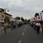 2015.06.14 40° Aido Grassobbio - Via Amerigo Vespucci presso Municipio - omaggio degli Alfieri