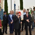 2015.06.14 - 40° Aido Grassobbio - Via Papa Giovanni XXIII  -  al monumento degli Alpini - intervento del dottor Silvio Colagrande ricevente di cornea del Beato don Carlo Gnocchi