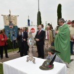 2015.06.14 - 40° Aido Grassobbio - Via Papa Giovanni XXIII  -  al monumento degli Alpini - intervento del dottor Silvio Colagrande ricevente di cornea del Beato don Carlo Gnocchi