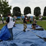 2015.06.14 - 40° Aido Grassobbio - Via Papa Giovanni XXIII  -  Paracadutisti  Val Cavallina - recupero paracadute