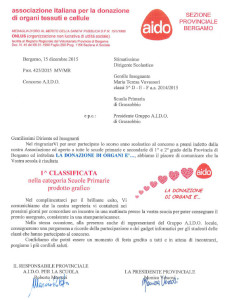 15dic2015 CONCORSO AIDO Scuola elementare di Grassobbio