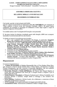 20160228 M.AidoAssemblea-Relazione Morale AIDO 2015