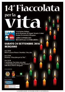 Fiaccolata per la vita 2016