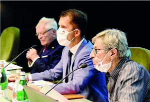 Assemblea Elettiva 20 settembre 2020  -  Il direttivo di Aido, al centro Corrado Valli