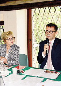 Flavia Petrin e Corrado Valli
